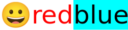 coloured text